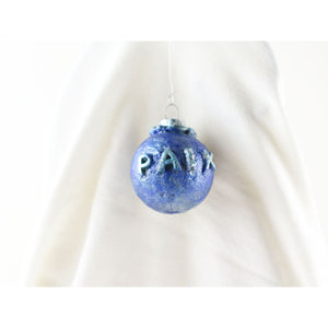 Line Labrecque - Boule stylisée en bleu